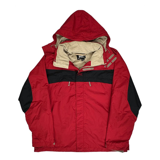 Helly Hansen Waterproof Jacket - 2XL Red Polyester