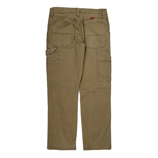 Wrangler Carpenter Trousers - 32W 32L Khaki Cotton