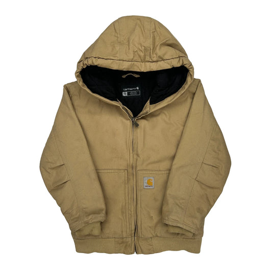 Age 7-8 Carhartt Jacket - Small Khaki Cotton