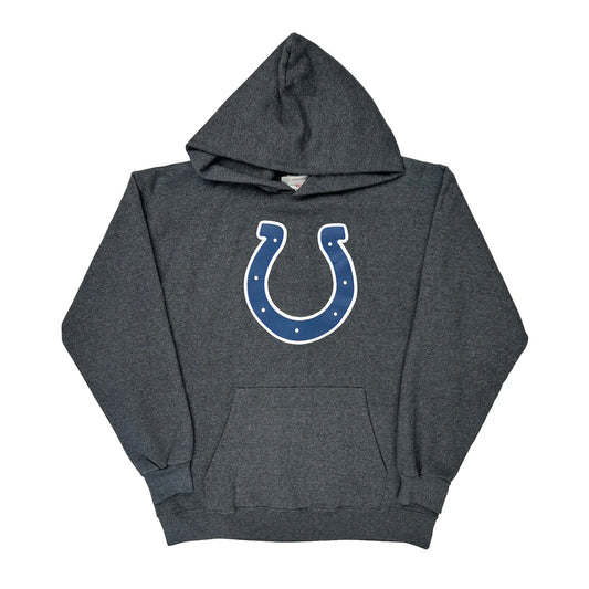 Indianapolis Colts Nfl Football Hoodie - Medium Grey Cotton Blend
