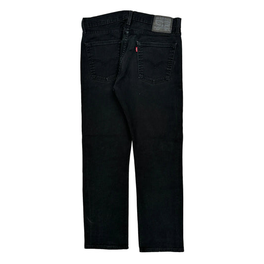 Levis 513 Jeans - 34W 30L Black Cotton