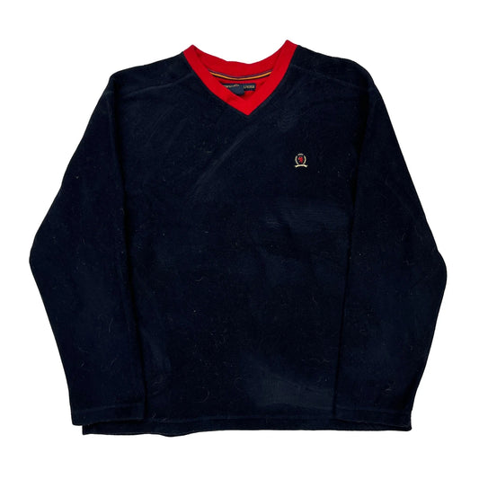Tommy Hilfiger Fleece - Large Red Polyester