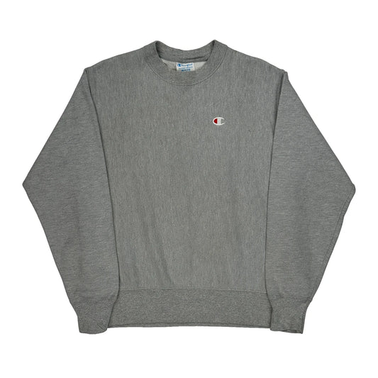 Reverse Weave Champion Sweatshirt - Medium Gray Cotton