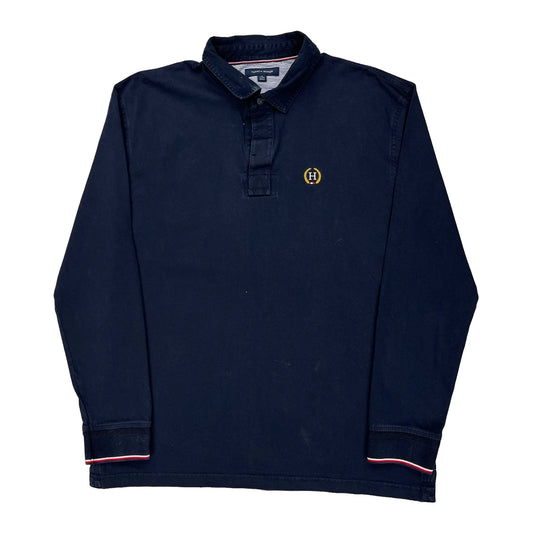 Tommy Hilfiger Rugby Shirt - XL Navy Cotton