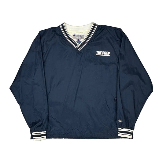 The Prep Champion Windbreaker - XL Navy Nylon
