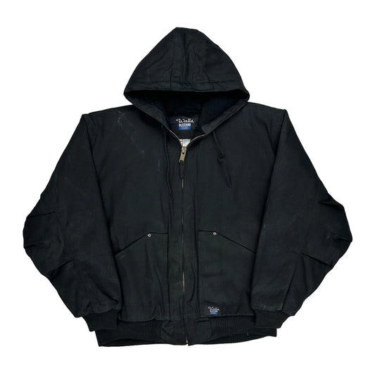Walls Workwear Jacket - Large Black Cotton