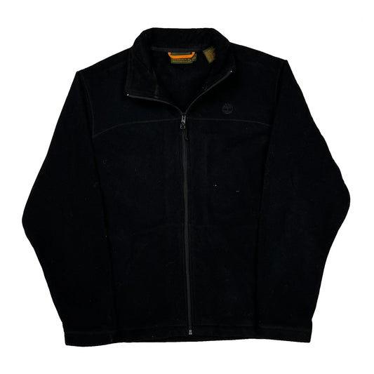 Timberland Fleece Jacket - Large Black Polyester