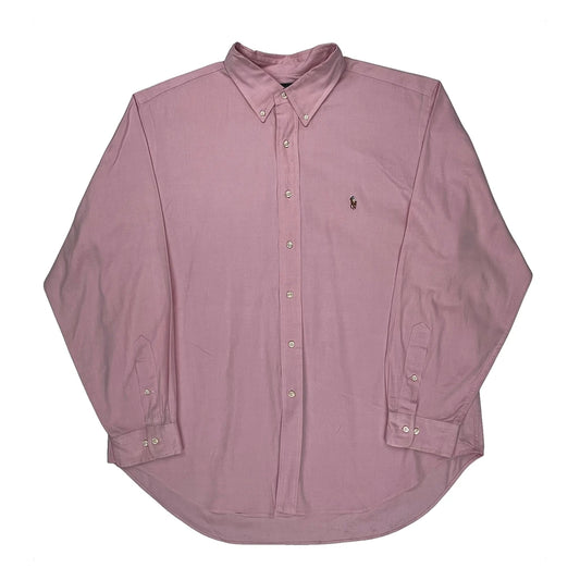 Ralph Lauren Shirt - XL Pink Cotton
