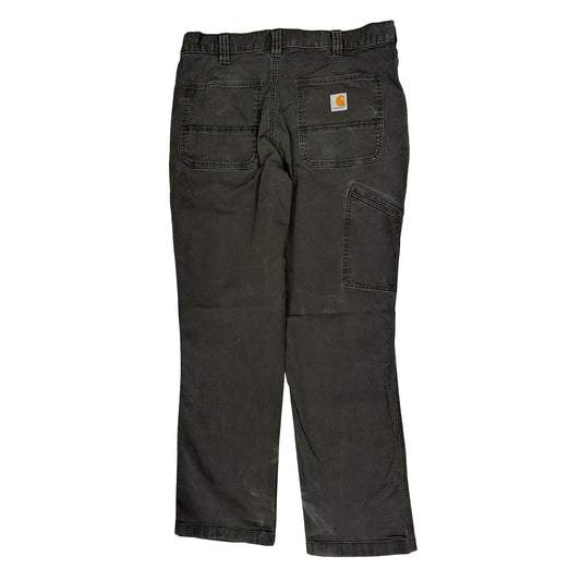 Carhartt Carpenter Trousers - 33W 32L Black Cotton