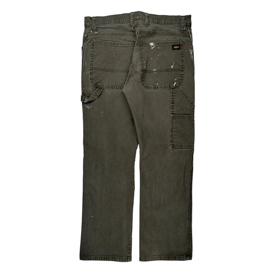 Carhartt Double Knee Carpenter Trousers - 33W 29L Grey Cotton