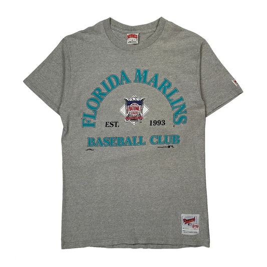 Made In USA Nutmeg Mlb T-Shirt - Medium Grey Cotton