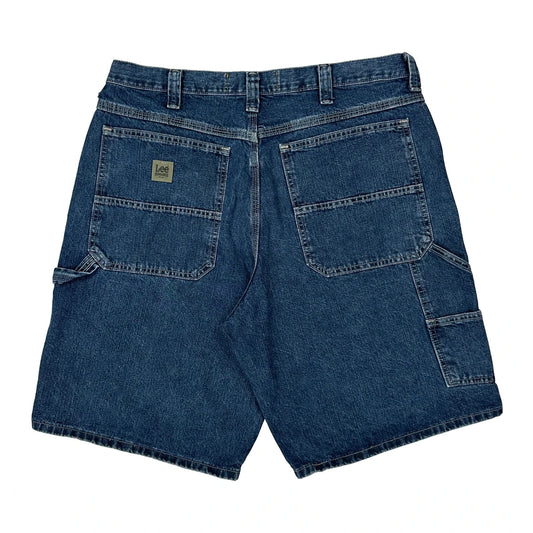 Lee Denim Shorts - 38W 10L Blue Cotton