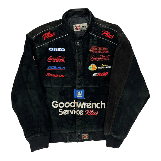 Goodwrench Service Plus Chase Authentics Nascar Varsity Jacket - XL Black Cotton