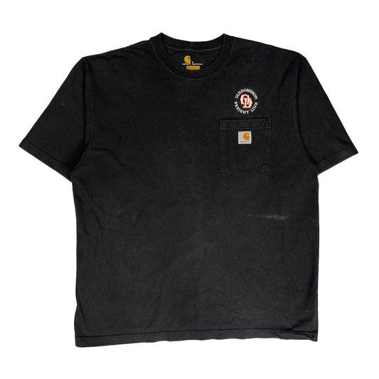 Carhartt T-Shirt - Large Black Cotton
