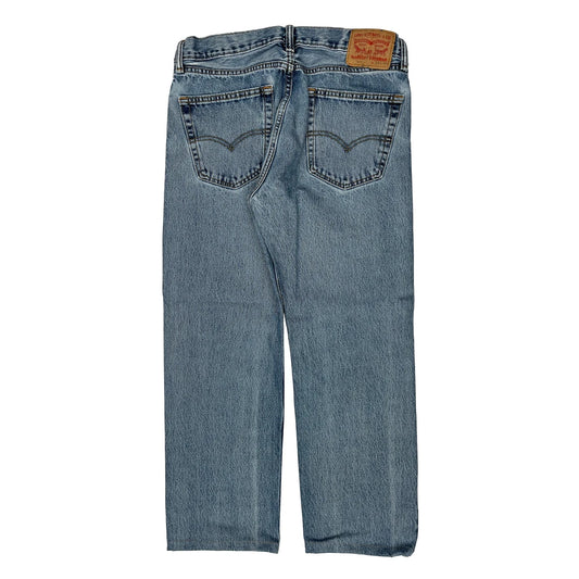 505 Levis Jeans - 32W 27L Blue Cotton
