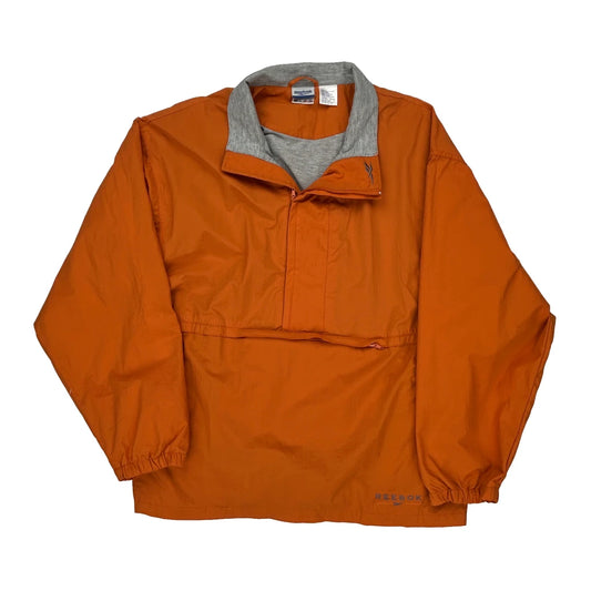 Reebok Windbreaker - 2XL Orange Nylon