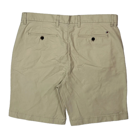 Tommy Hilfiger Chino Shorts - 36W 9L Beige Cotton