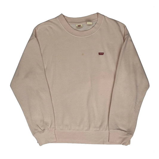 Vintage Levis Sweatshirt - Large Pink Cotton