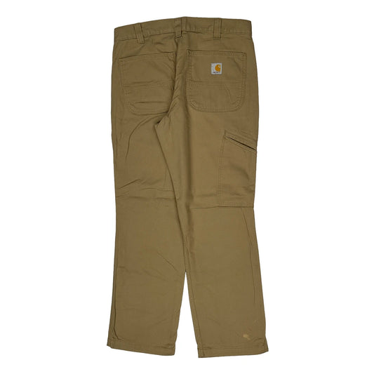 Carhartt Carpenter Trousers - 32W 30L Khaki Cotton