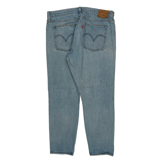 501 Levis Jeans - 32W UK 12 Light Wash Denim
