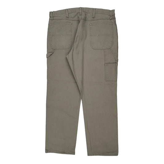 Dickies Carpenter Trousers - 38W 32L Khaki Cotton