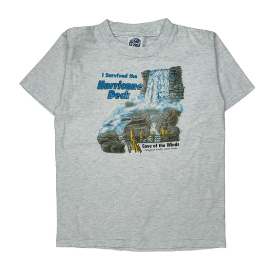 Age 14-16 Cave Of The Winds Unbranded Graphic T-Shirt - Large Grey Cotton