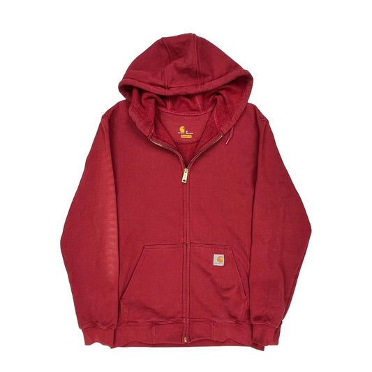 Carhartt Hoodie - Medium Red Cotton