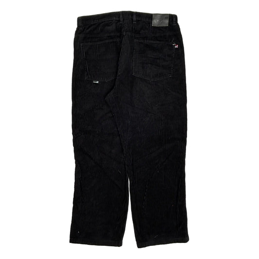 Vintage Phat Farm Cord Trousers - 36W 31L Black Corduroy