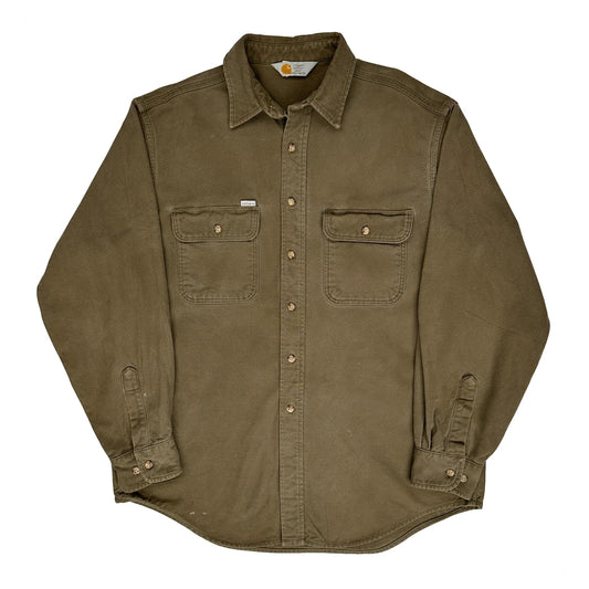 Rugged Outdoor Wear Carhartt Shirt - XL Brown Cotton