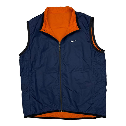 Nike Reversible Gilet - Medium Blue Nylon