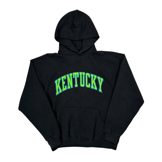 Kentucky Russell Athletic College Hoodie - Large Black Cotton