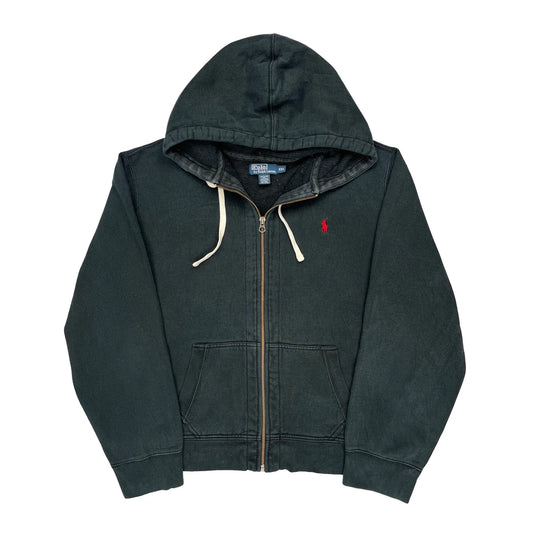 Vintage Polo By Ralph Lauren Hoodie - 2XL Black Cotton