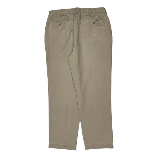 Polo By Ralph Lauren Pleated Chinos - 34W 31L Khaki Cotton