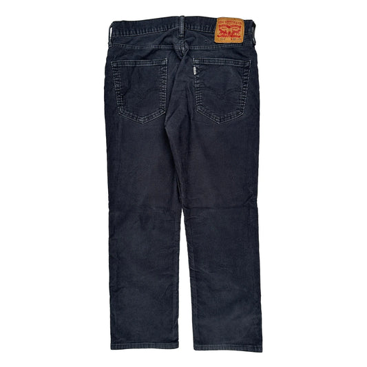 Levis Cord Trousers - 32″ Waist Black Cotton