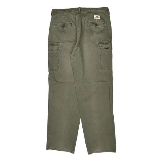 Polo By Ralph Lauren Relaxed Fit Military Cargo Trousers - 36W 34L Green Cotton