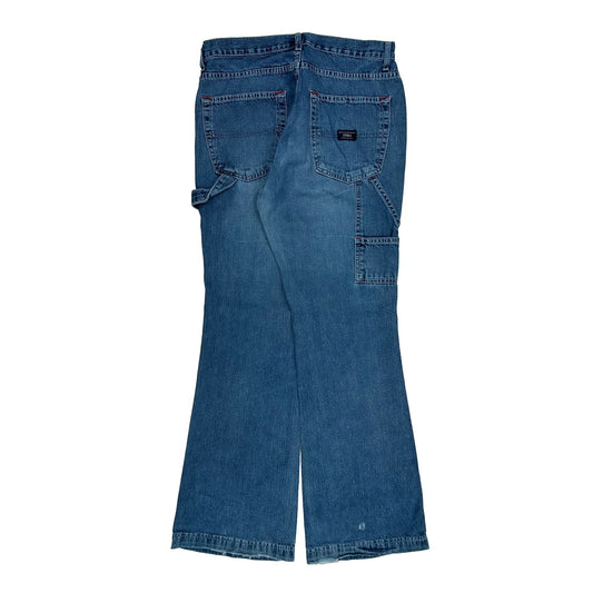 Bluenotes Flared Carpenter Jeans - 31W 32L Blue Cotton