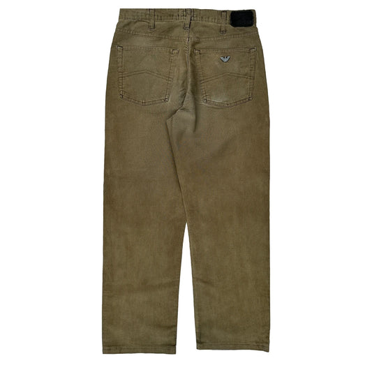 Armani Jeans Jeans - 31W 30L Khaki Cotton