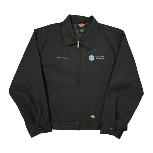 Automotive Technology Dickies Workwear Harrington Jacket - XL Black Polyester