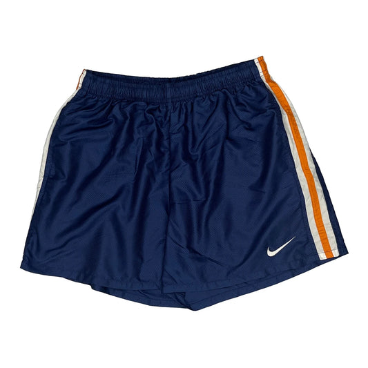 Nike Sport Shorts - Large Blue Polyester