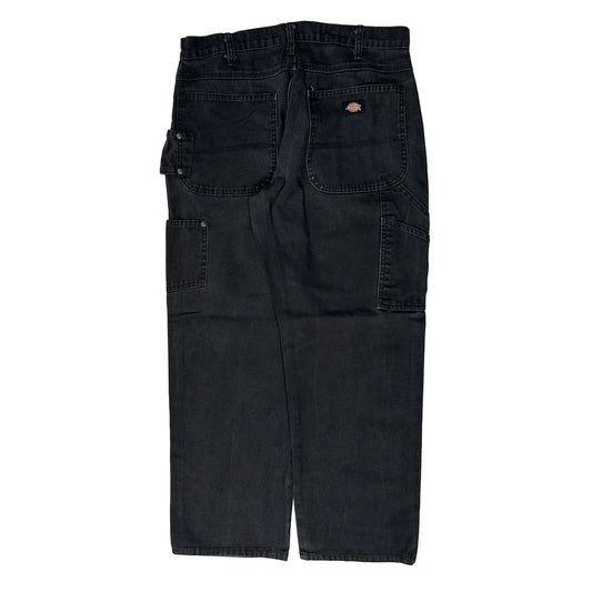 Vintage Dickies Carpenter Trousers - 32W 29L Black Cotton