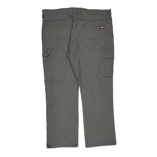 Dickies Carpenter Trousers - 40W 30L Grey Cotton