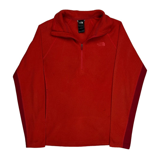 The North Face Fleece - Large Red Polyester