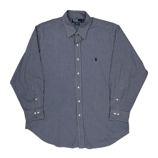 Polo By Ralph Lauren Checked Shirt - XL Blue Cotton