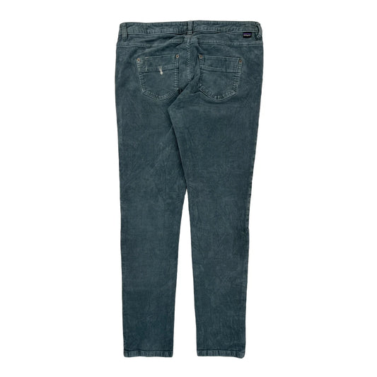 Patagonia Cord Trousers - 32″ Waist Green Cotton