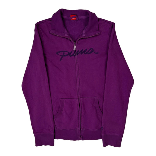 Puma Zip Up - Small Purple Cotton