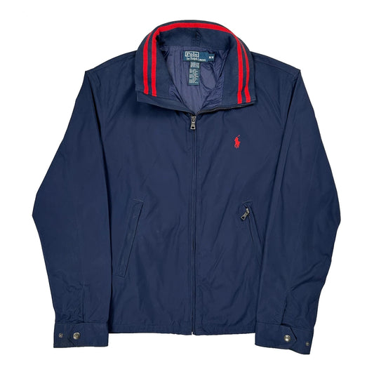 Polo By Ralph Lauren Jacket - Medium Blue Polyester