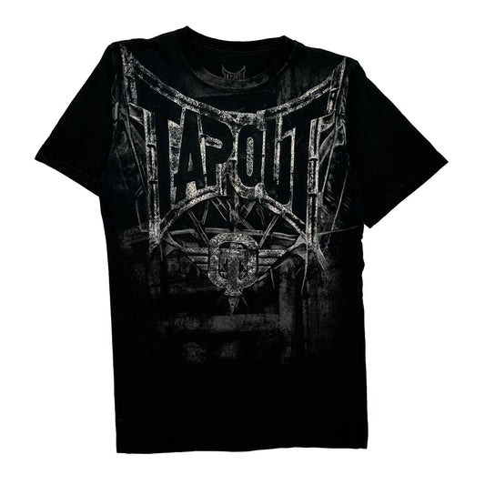 Tap Out Graphic T-Shirt - XL Black Cotton