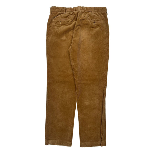 Ralph Lauren Cord Trousers - 36″ Waist Brown Corduroy