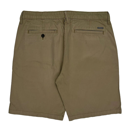 Quiksilver Chino Shorts - 36W 10L Khaki Cotton