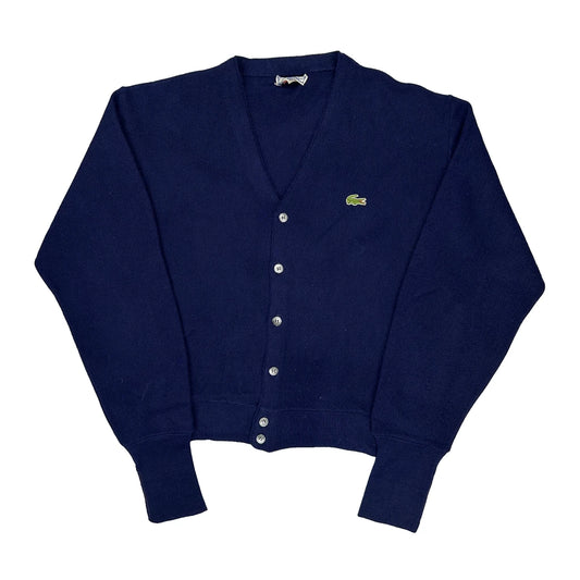Lacoste Cardigan - Medium Blue Wool